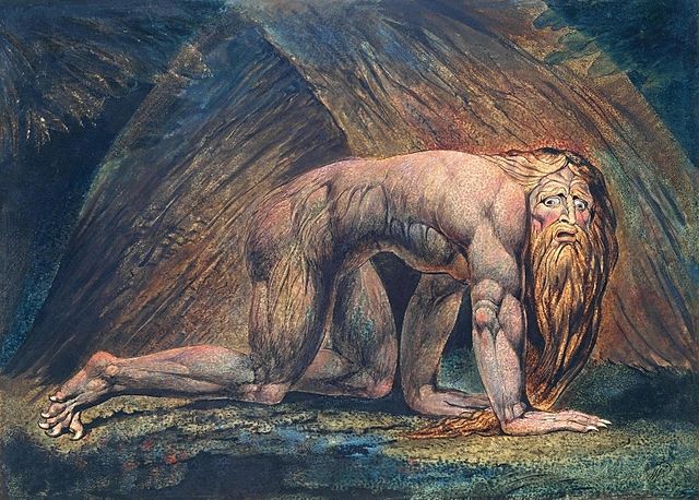 Nebuchadnezzar's Humiliation Nebuchadnezzar by William Blake