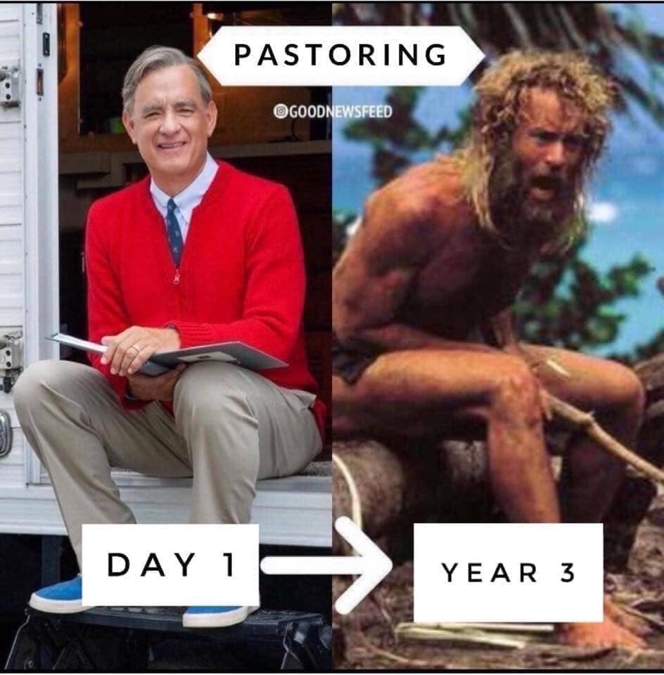 Leader's Digest Tom Hanks Pastoring Meme