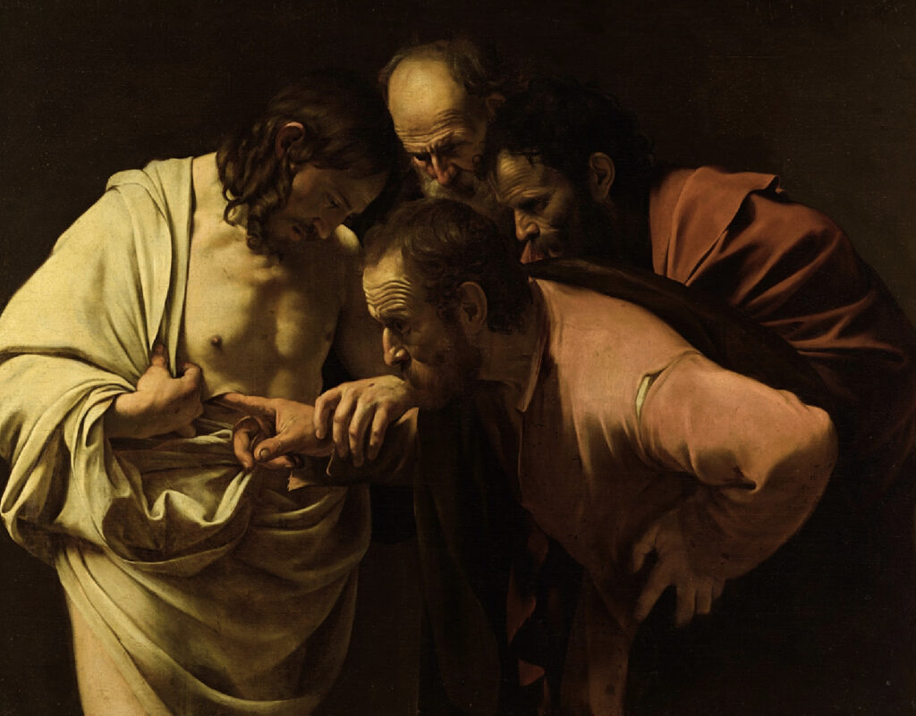 Caravaggio The Incredulity of Saint Thomas